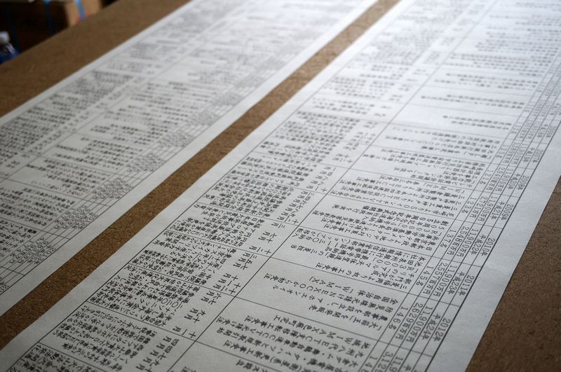 インクジェットプリンターに対応した大判の和紙で巻き形状の社史を作製