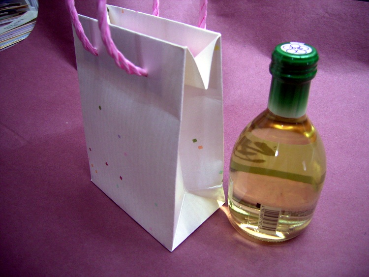 七夕の使用例：清酒用紙袋
